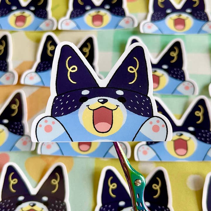 Cool Art Corner - Wholesale Sticker - Heeler Peeker Stickers2