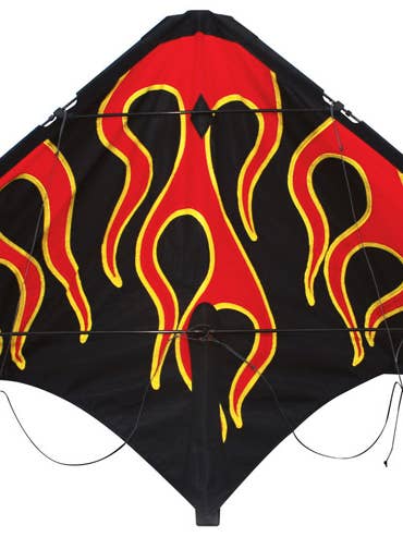 48" Flames Learn to Fly Sport Kite for wholesale by Skydog Kites LLC