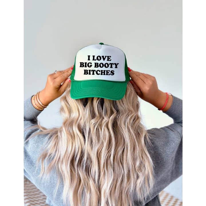Lucky Luna Apparel - Wholesale Trucker Hat - Women's - I Love Big Booty Bitches Trucker Hat