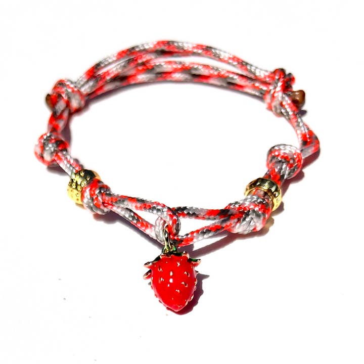 Heather Kahn - Wholesale Charm/Dangle Bracelet - Strawberry Trinkets & Doodads Bracelet
