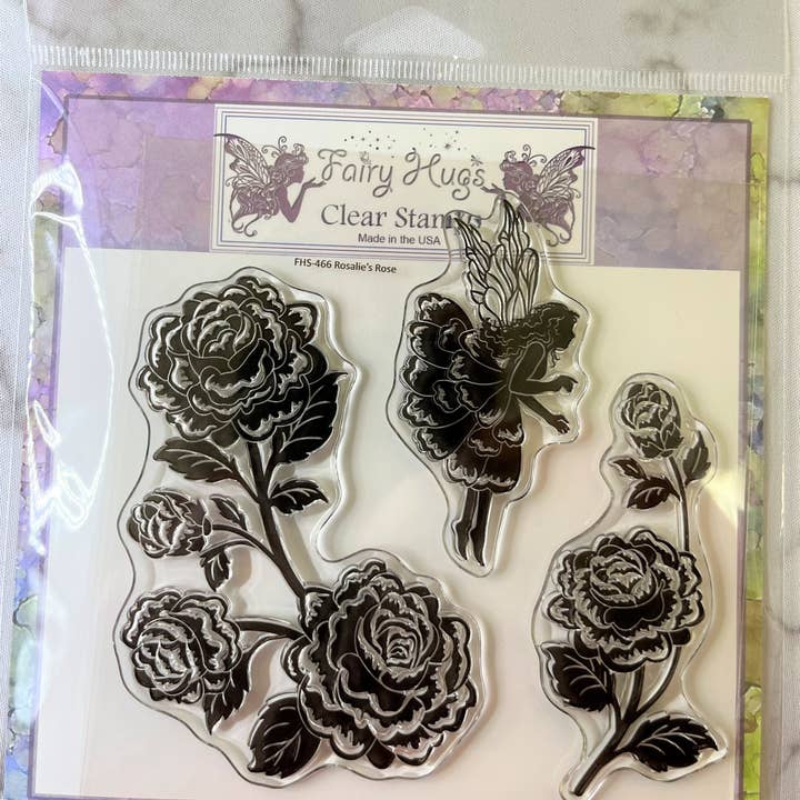 Timbri Fairy Hugs - Rosalie's Rose per la vendita all'ingrosso da parte di Fairy Hugs