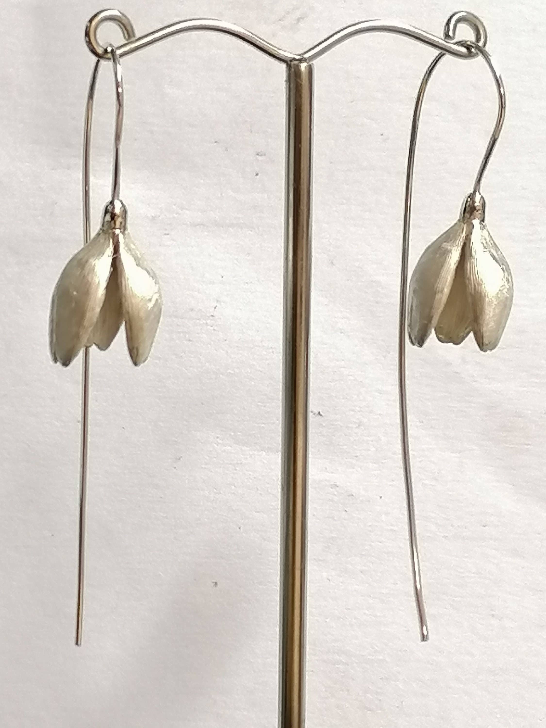 Andrew O'Dell Jewellery – Engroshandel Hængeøreringe og creoløreringe – Snowdrop dråber håndlavet af Sterling sølv1