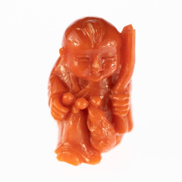 Chinesische rote Korallenstatuen Wohnkultur 25 für den Großhandel von Asian Ethnic Art