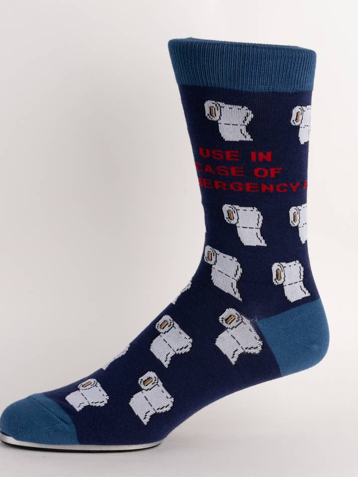 Use In Case of Emergency Men's Socks for wholesale by moJJa