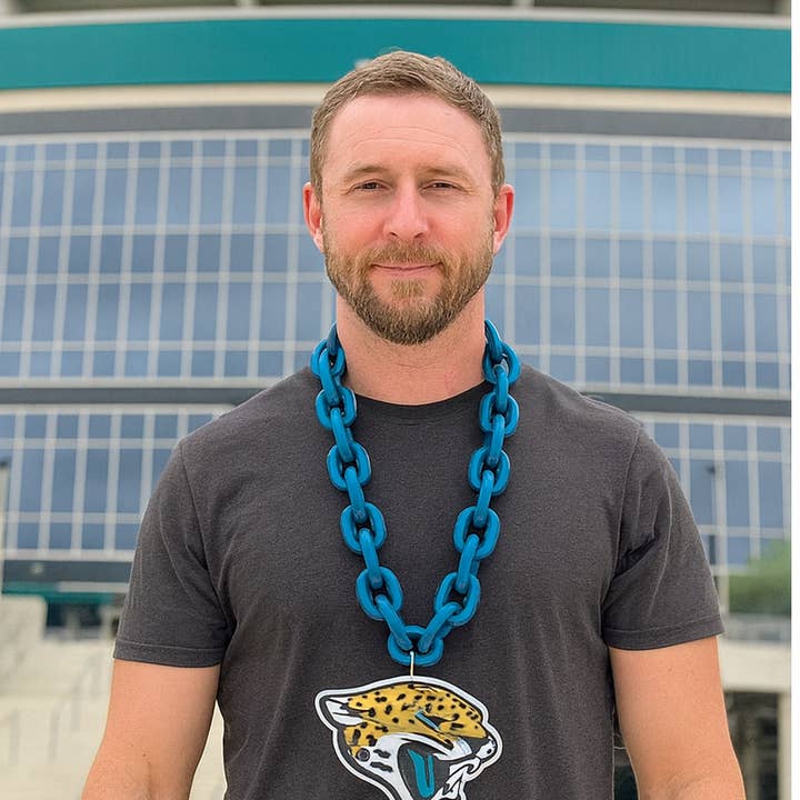 Jacksonville Jaguars Fan Chain Necklace for wholesale by Turnovers Inc