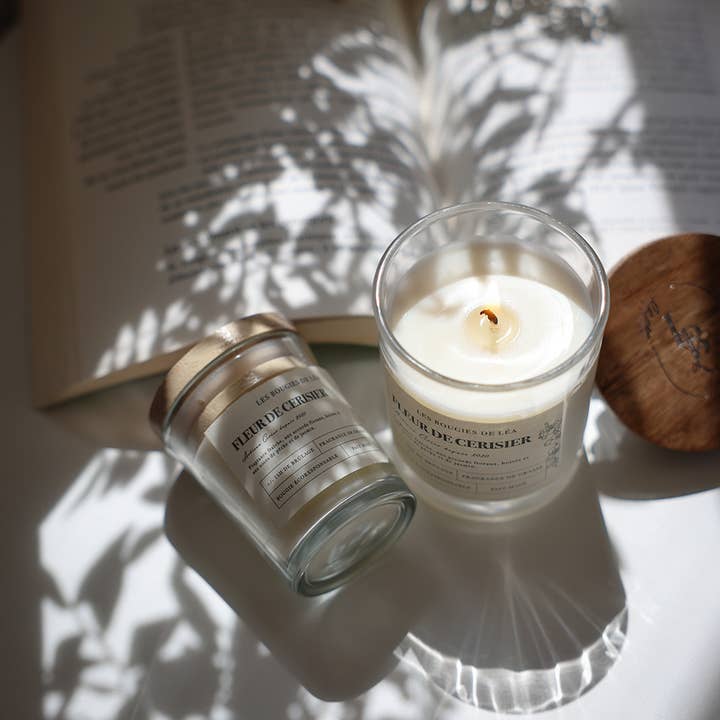 Les Bougies de Léa - Wholesale Jar/Filled Candle - Cherry Blossom Candle - Small2