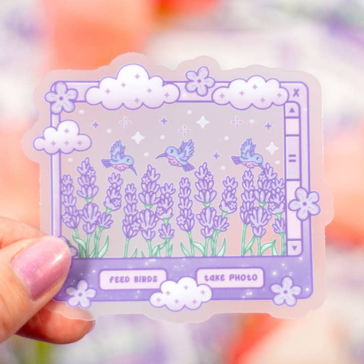 Adesivo trasparente Lavender Dreams per la vendita all'ingrosso da parte di Unicorn Eclipse