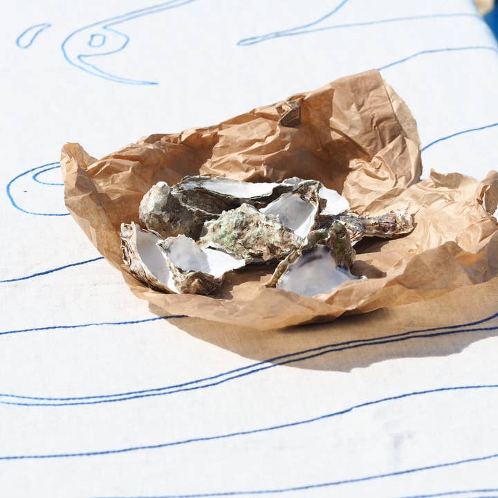 À bientôt - Wholesale Tablecloth - Le Poulpe Organic Linen Tablecloth5