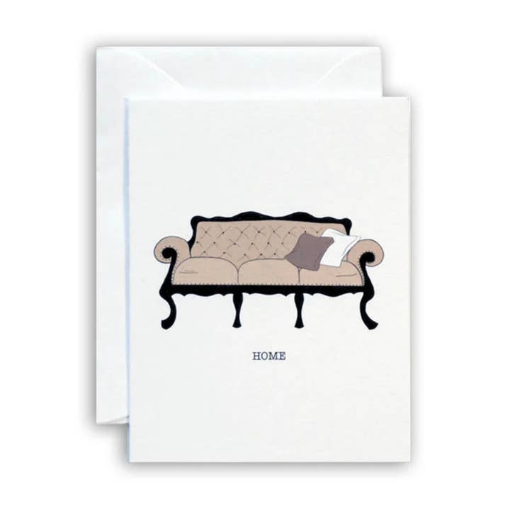 Vintage Minimalistische Grußkarte für Zuhause für den Großhandel von Aig designs