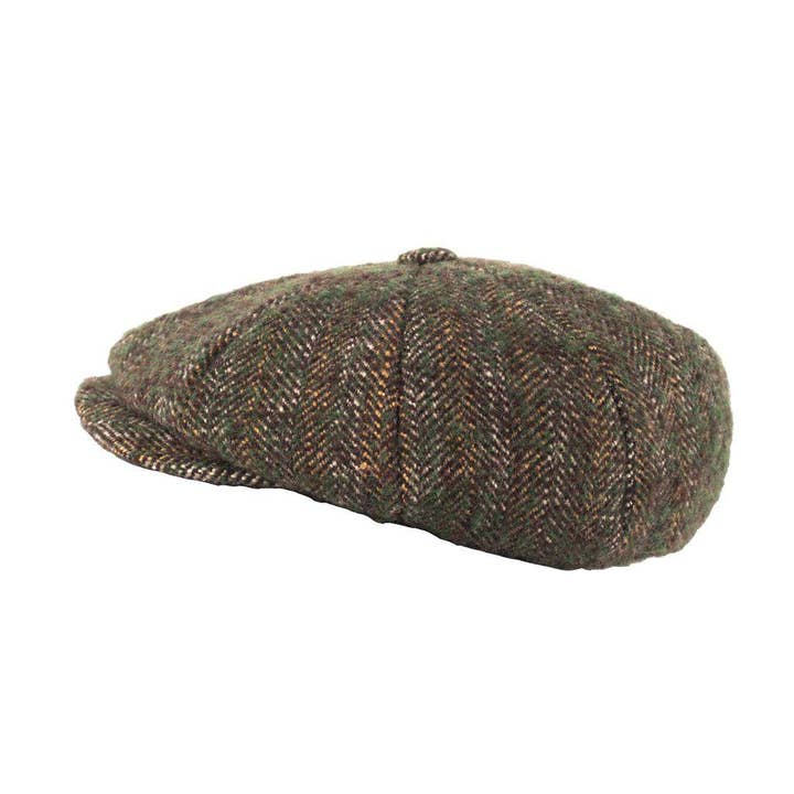 Newsboy Cap Chunky Herringbone for wholesale by Heritage Traditions