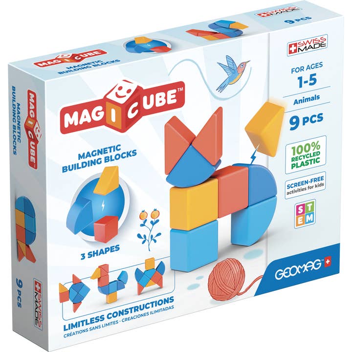 Geomag™ Magicube Shapes Magnetic Building 9 Piece Playset for wholesale by GEOMAGWORLD USA