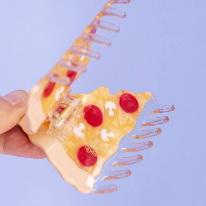 Joanna Behar - Wholesale Hair Clip - Women's - New york italian Pizza Hair claw clip2