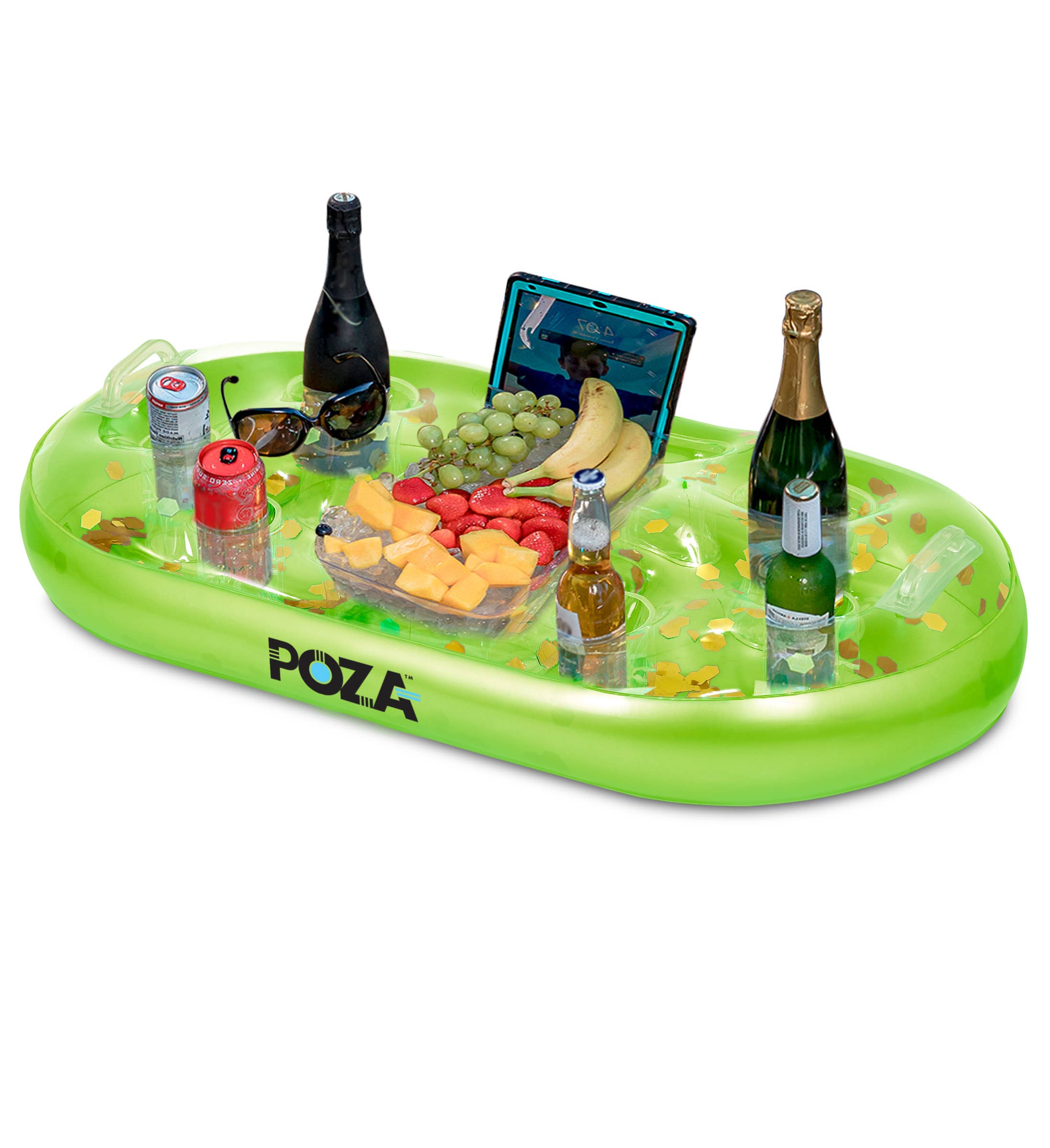 Cota Global - Wholesale Inflatables - POZA - GREEN GOLD FLOATING COOLER