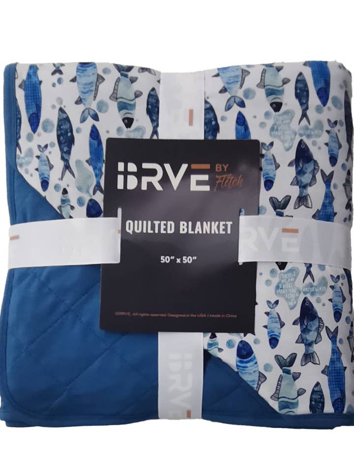 Fishers of Men Quilted Blanket for wholesale by BRVE by Fletch