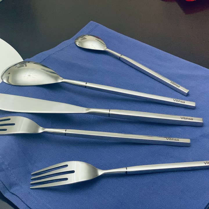 Modern Stainless Steel Flatware 20 PC Set, Service for 4 for wholesale by Vibhsa
