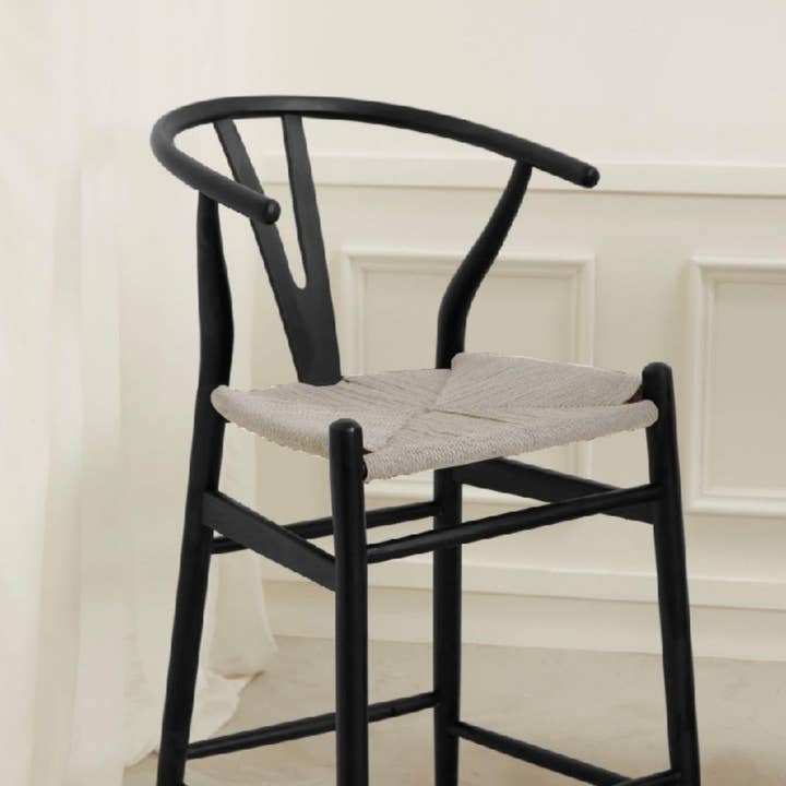 Acacia Home - Wholesale Chair - Pia Wishbone Counter Stool
