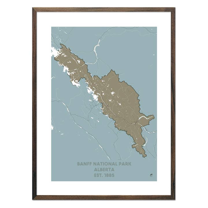 Muir Way - Vente Cartes - Carte du parc national Banff5