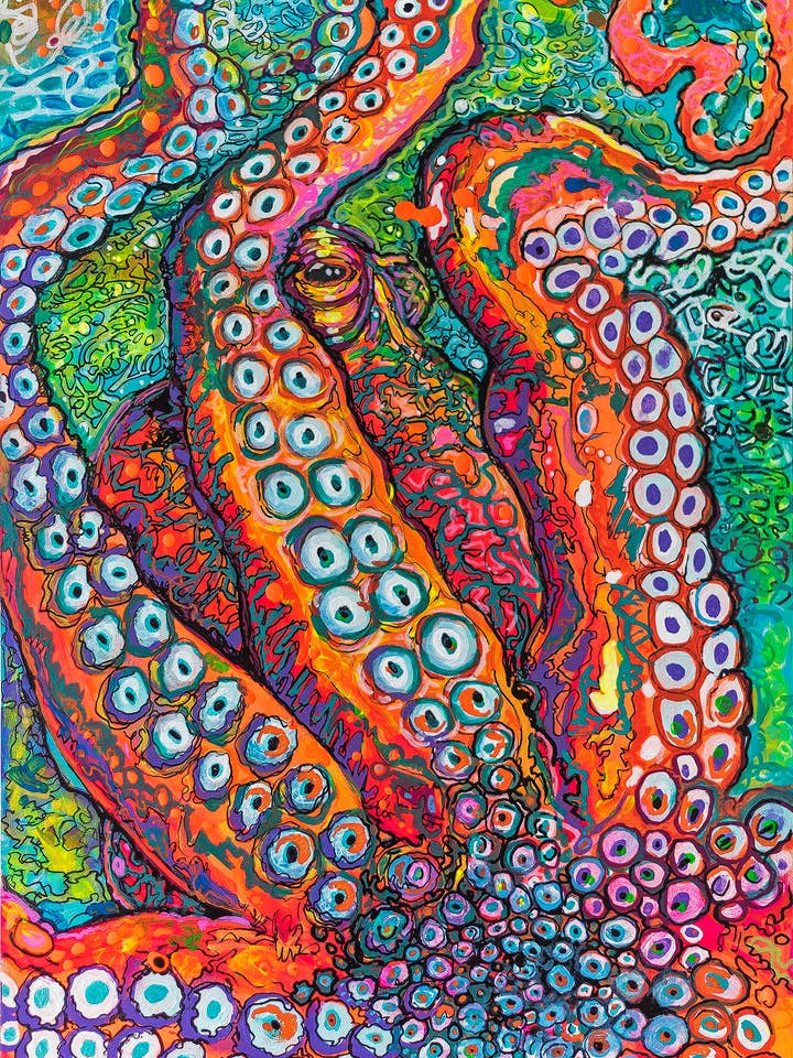 OCTOPUS IN BRAND voor wholesale door Sevigny Studio