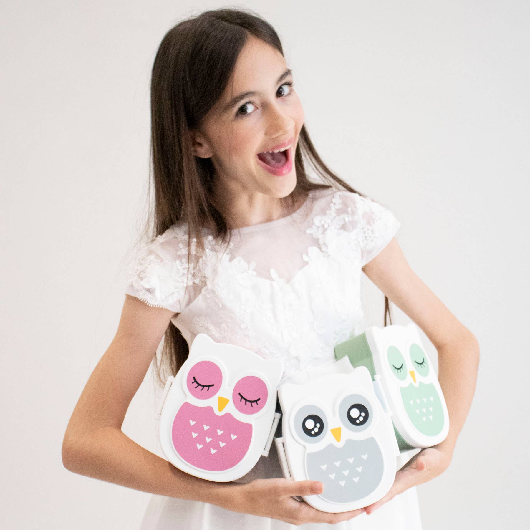 Menthe Boite à goûter - Chouette Menthe - sans BPA  en vente sur Faire13