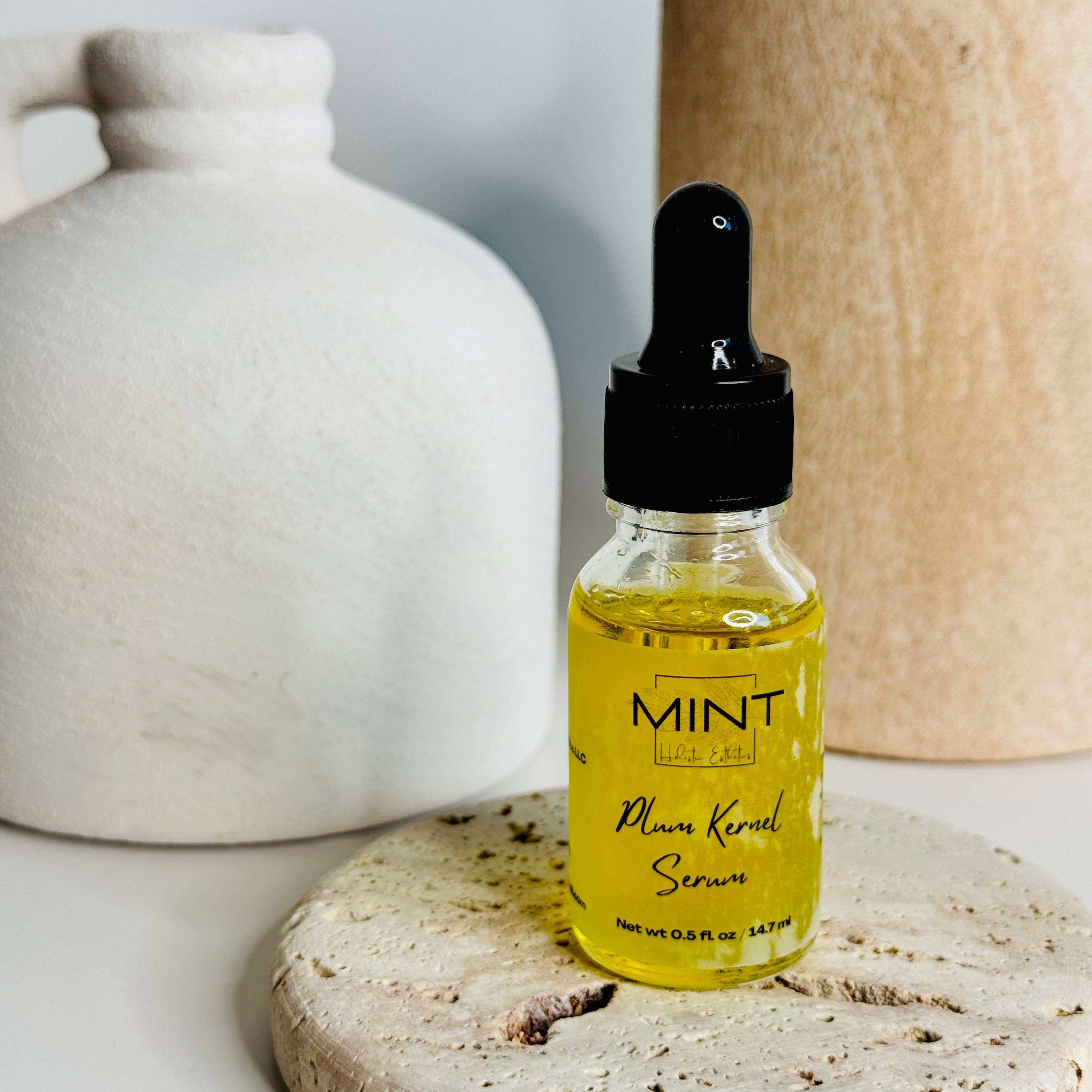Mint Made Artisan Soaps and Holistic Skincare - Wholesale Facial Serum/Concentrate - Organic Plum Kernel Oil Serum | Nourishing Serum5