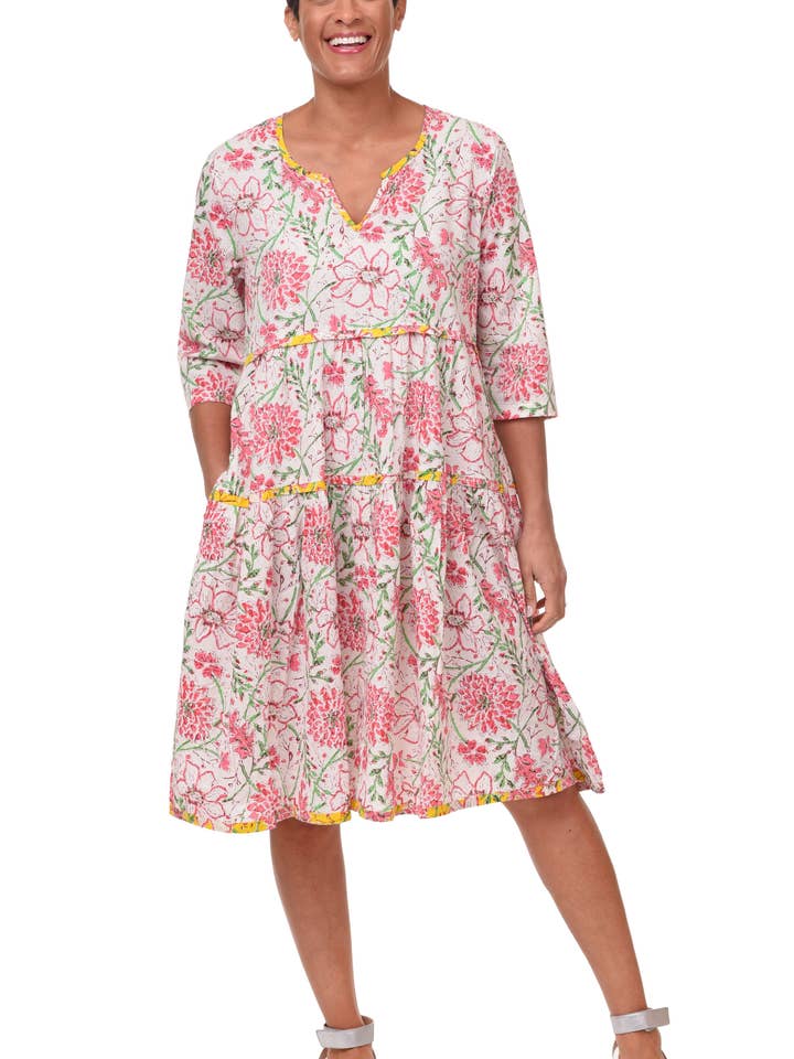 CV1109 Hayley Dress in Paradise* for wholesale by Tulip Clothing