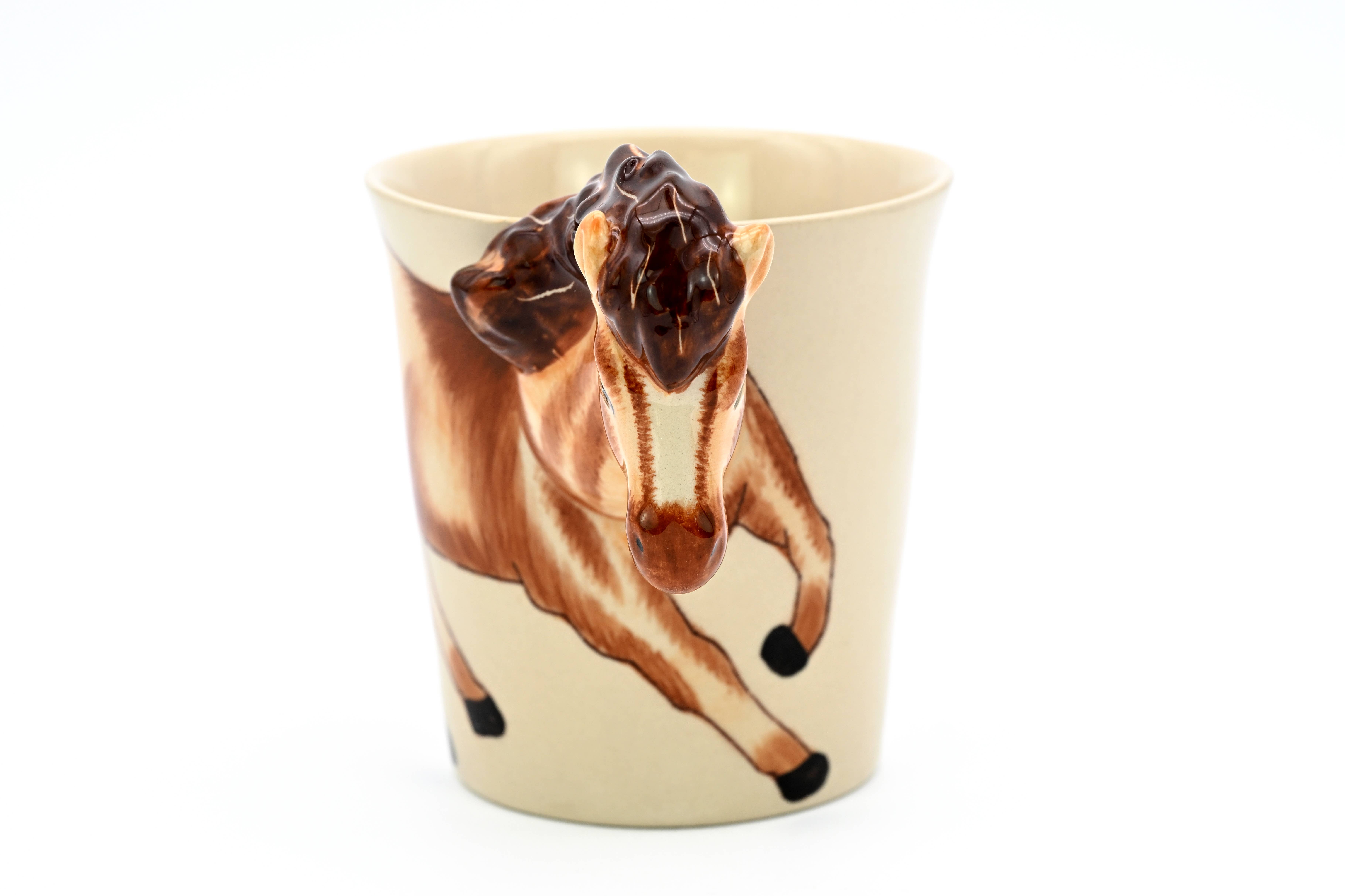 Art Floral Trading LLC - Wholesale Coffee Mug - MUG151 German horse mug 10 oz3