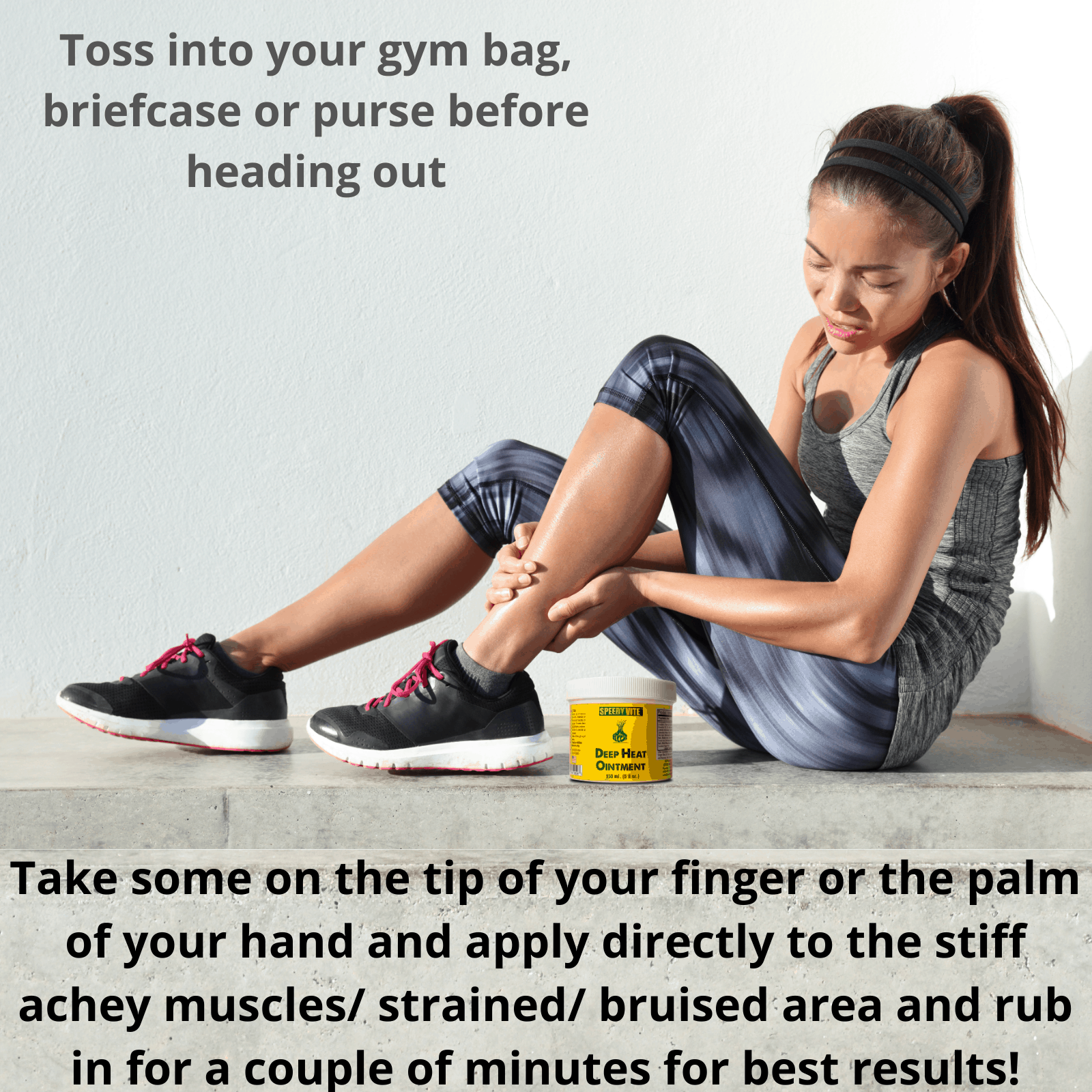 SpeedyVite® - Wholesale Pain Relief Spray/Cream - SpeedyVite® Deep Heat Natural Pain Relief* (5 oz) Tissue Bon2