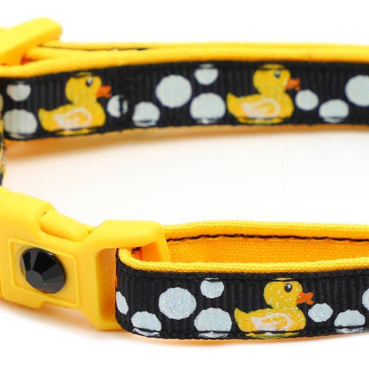 From Pugs to Persians Pet Accessories, LLC - Wholesale Pet collar – Cat - Rubber Duckies Breakaway Cat Collar9