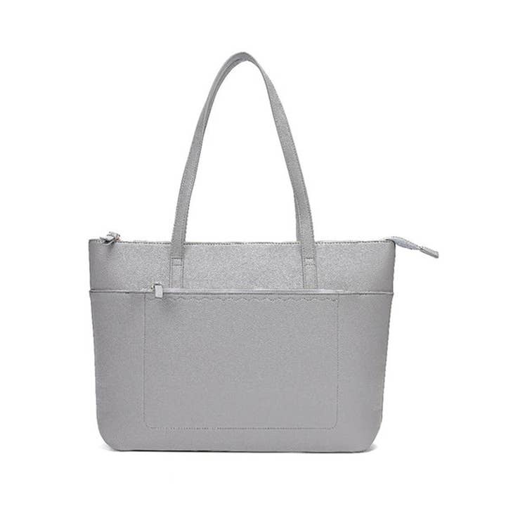 Ellas Trading – wholesale Tote bag – Women's – Large Tote Shoulder Bag with Zipper Closure and Inner Pocket2