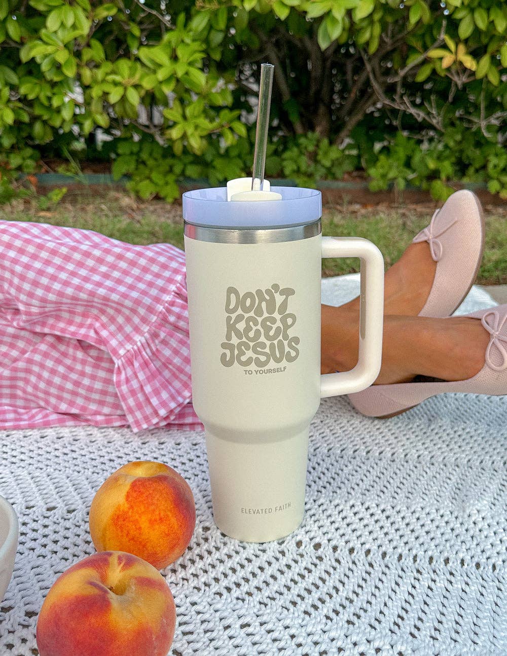 Elevated Faith - Wholesale Insulated Mug/Tumbler - Don't Keep Jesus to Yourself 40 oz Tumbler3