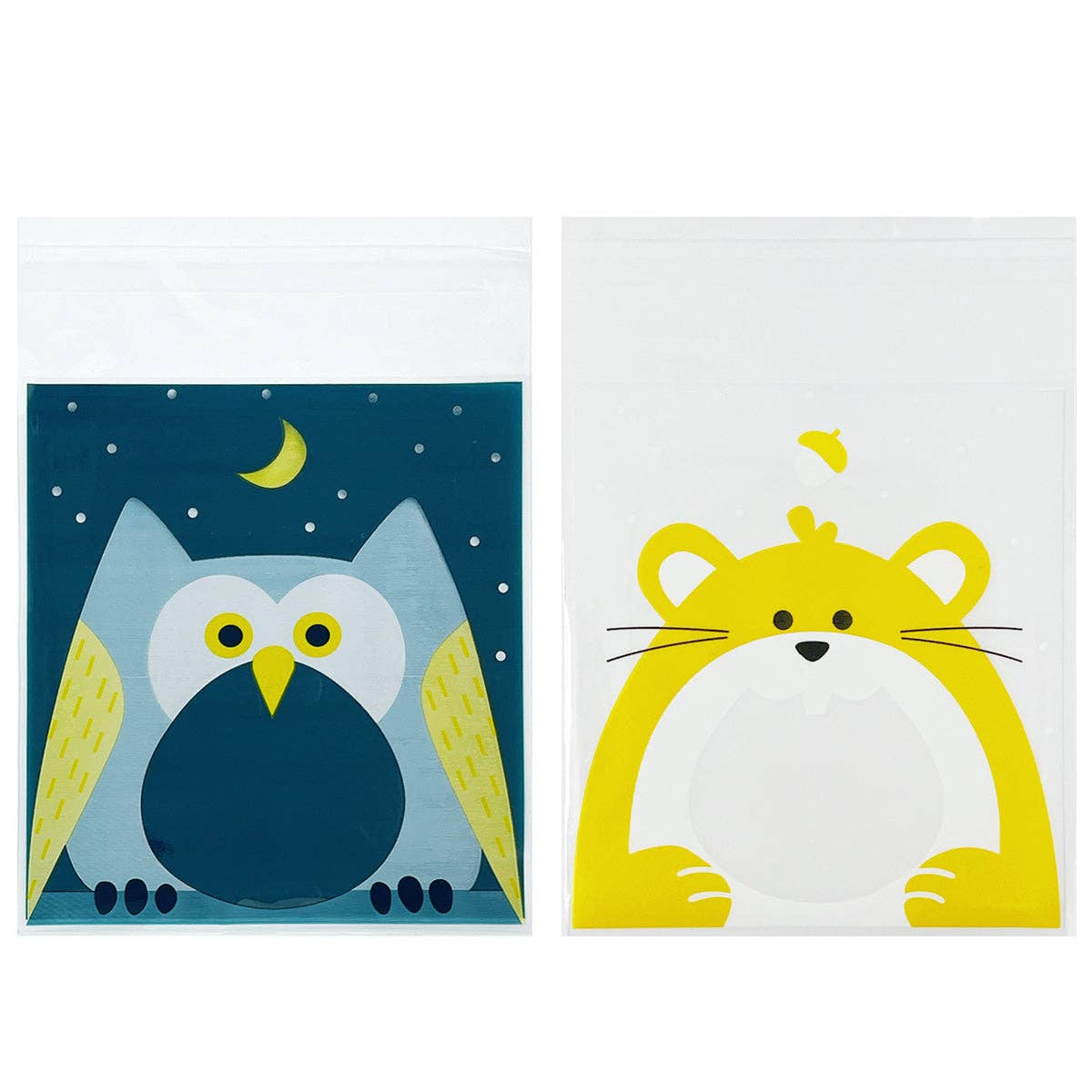 Wrapables.com - Wholesale Food Storage Wrap/Bag - Wrapables Transparent Self-Adhesive 4" x 4" Candy Cookie Bag66