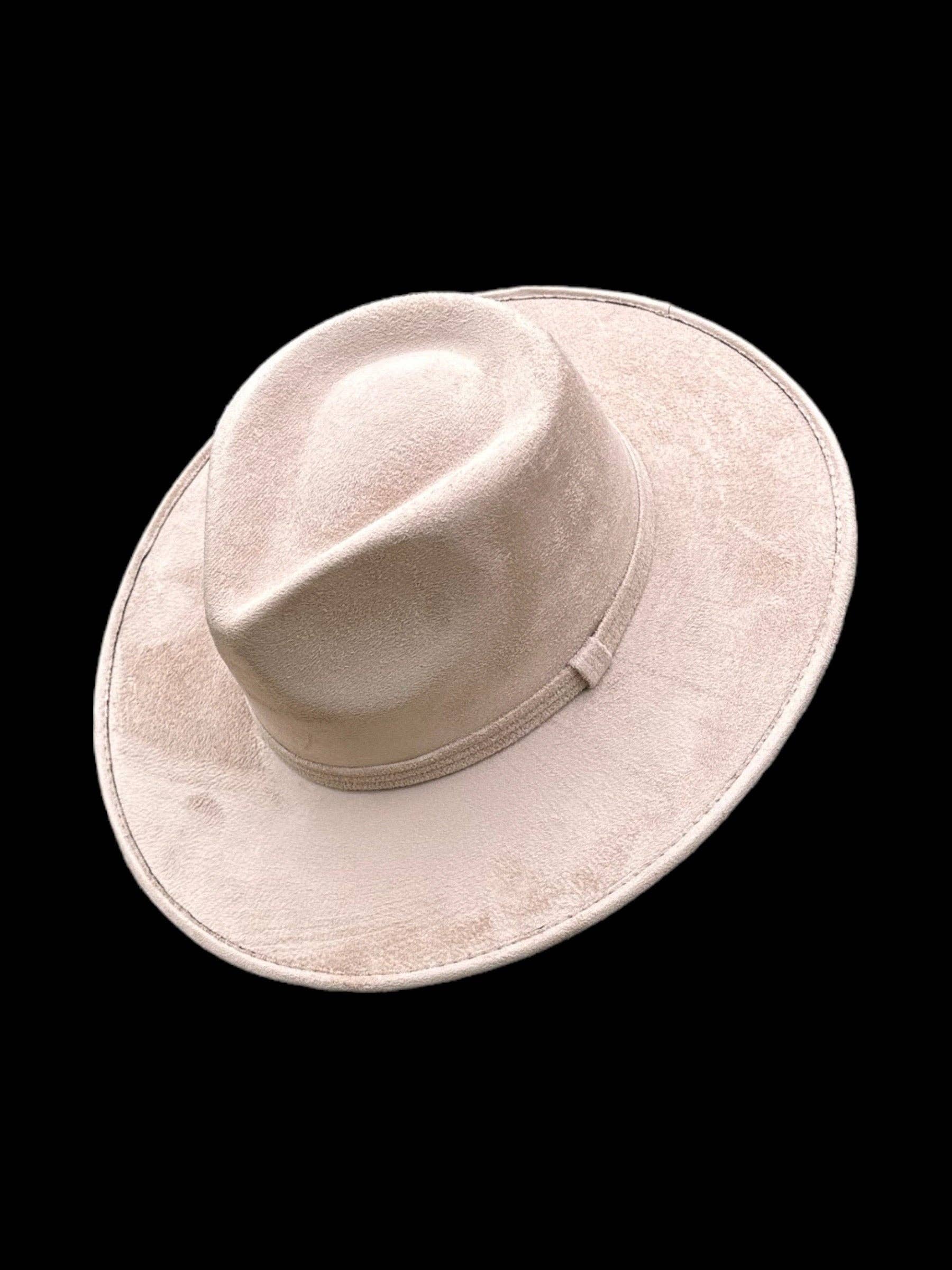 Nati Natash - Wholesale Fedora - Women's - Tear Drop Vegan Suede Rancher Flat Brim18