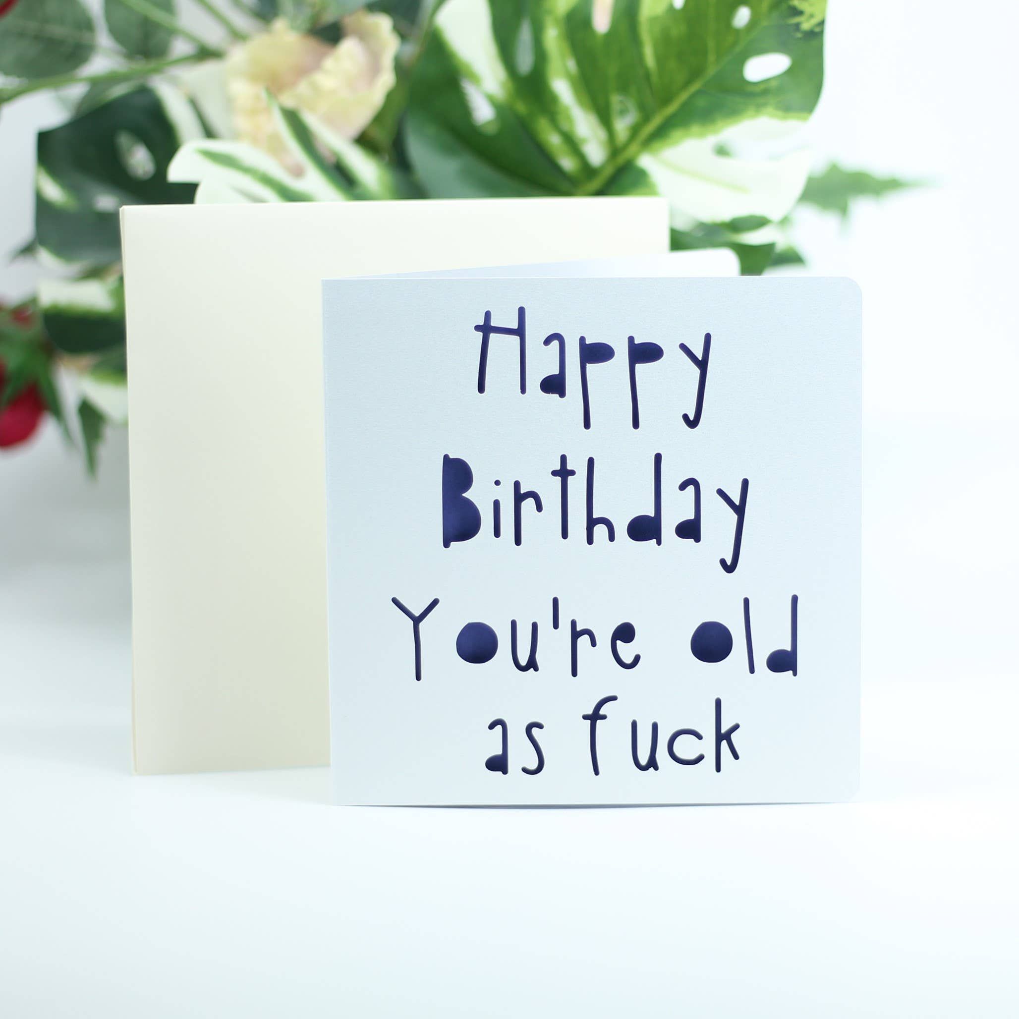 Paradise Papercraft - Vendita all'ingrosso Biglietti di auguri - Buon compleanno, sei vecchio come fottuto4
