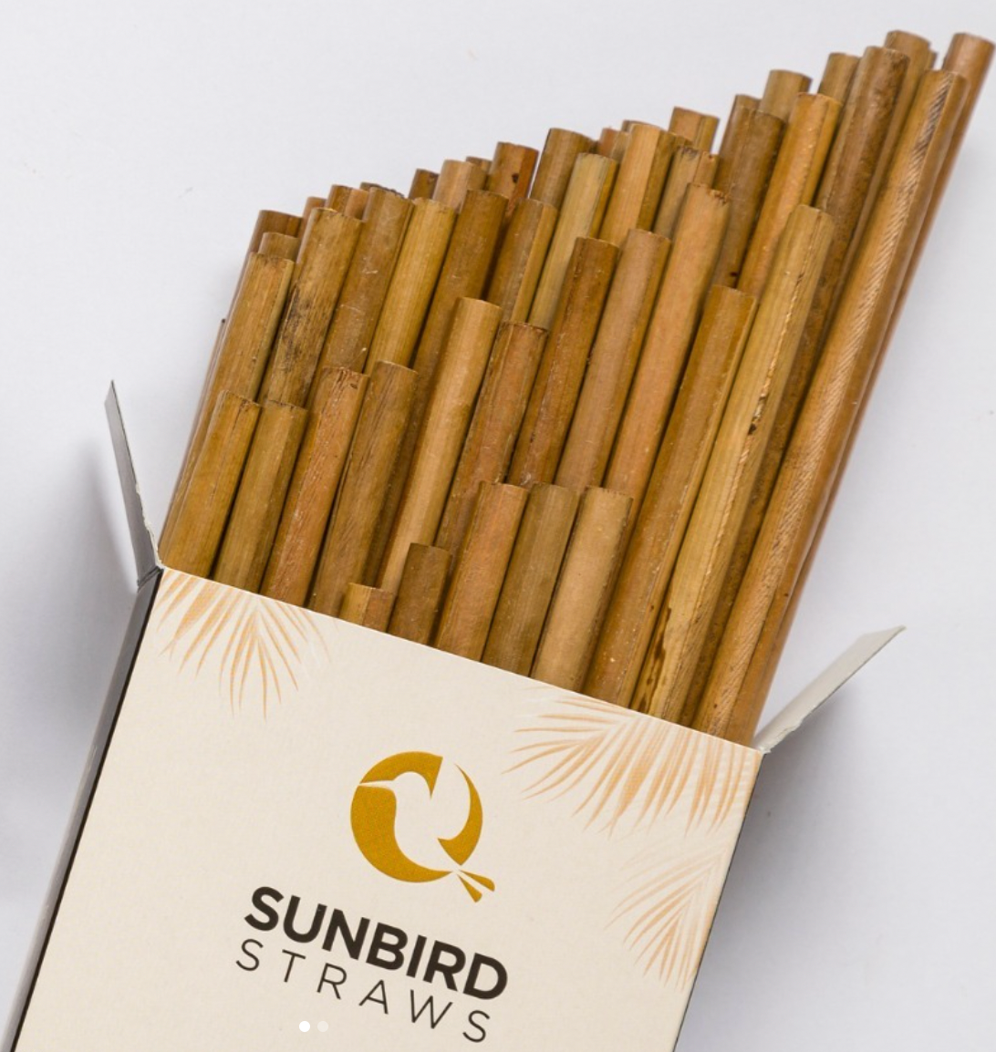 Chaya - Vente Paille - Pailles à cocktail en forme de feuille de coco [paquet de 500] 1