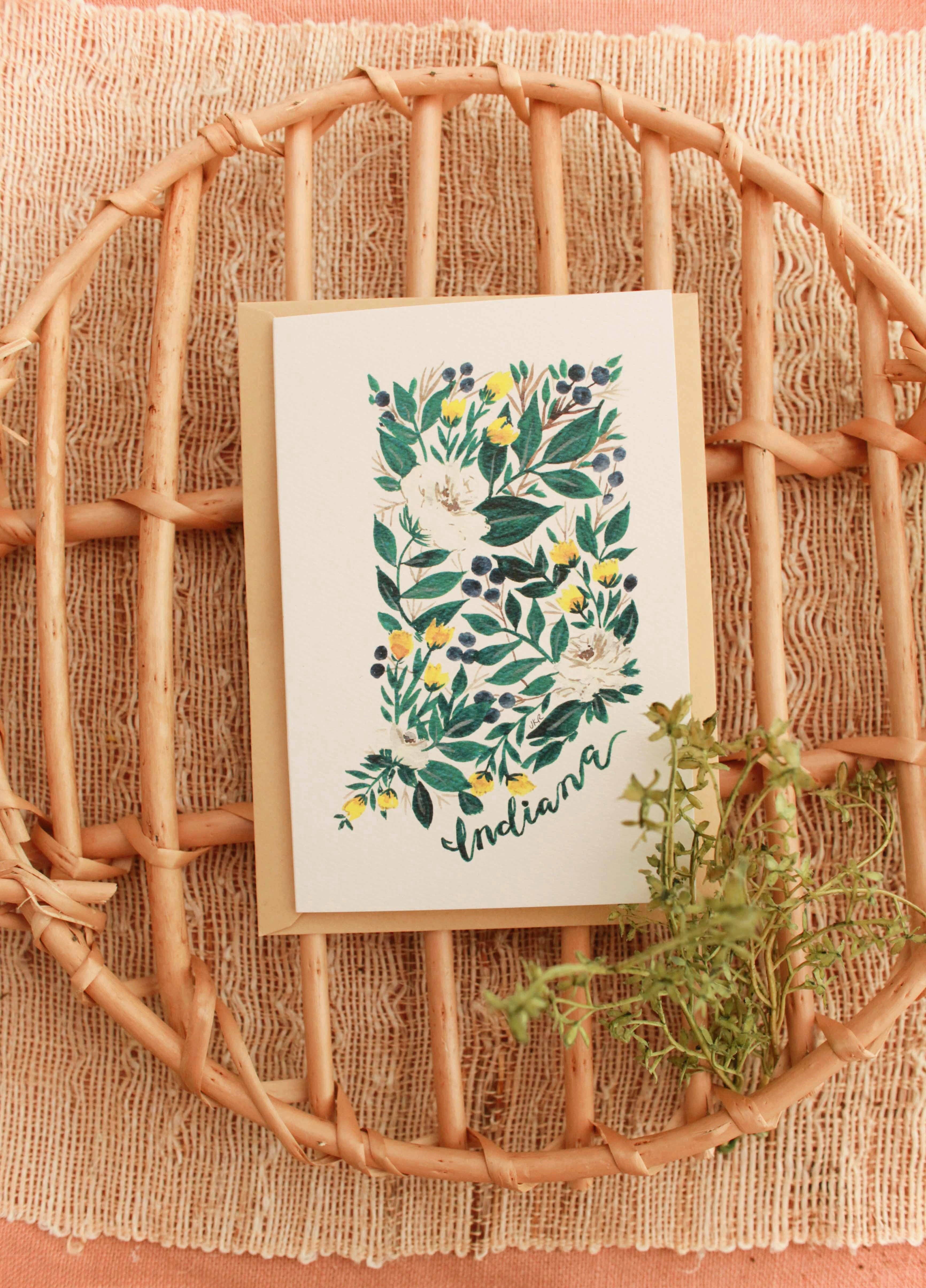 Roseberry & Co. - Wholesale Stationery/Notecard Set - The Indiana Pack5