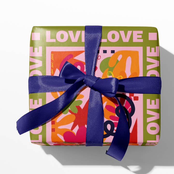 Love Love Gift Wrap for wholesale by UNWRP