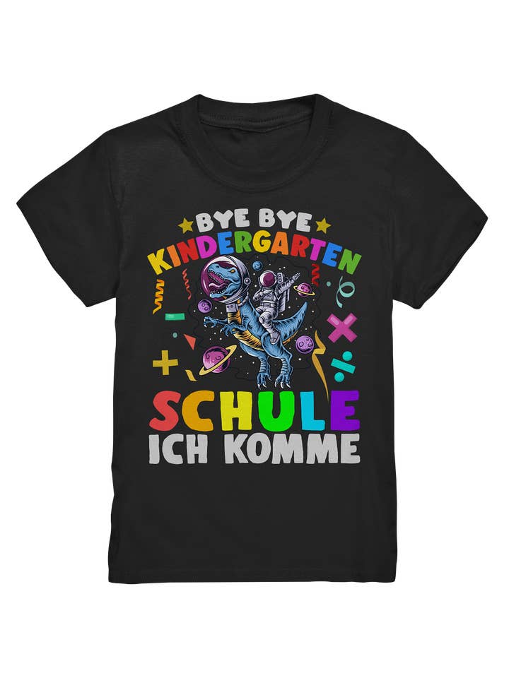 Tigerlino® - Wholesale Screen Printed T-Shirt - Kids - School Child 2023 Dinosaur School Enrollment T-shirt