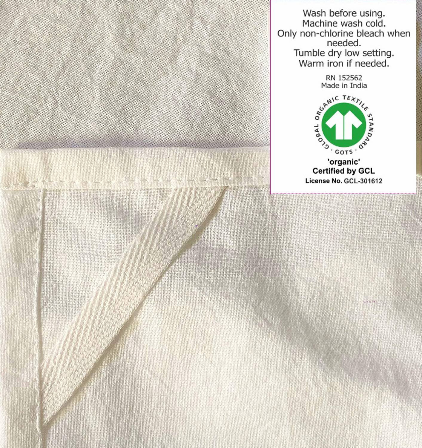 NATURE IS GIFT LLC - Vente Torchons - Torchons en sac de farine BIO 28 x 28 pouces7