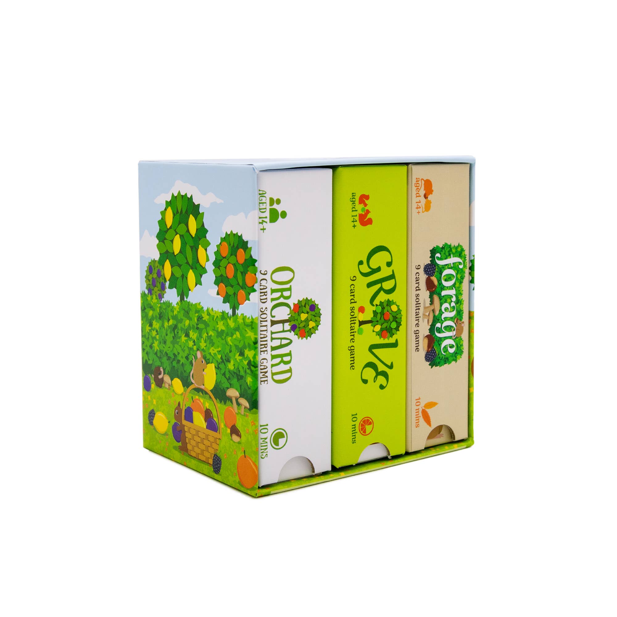 Bridge Distribution - Wholesale Card Game - Harvesting Trilogy - Orchard, Grove and Forage 3-Pack