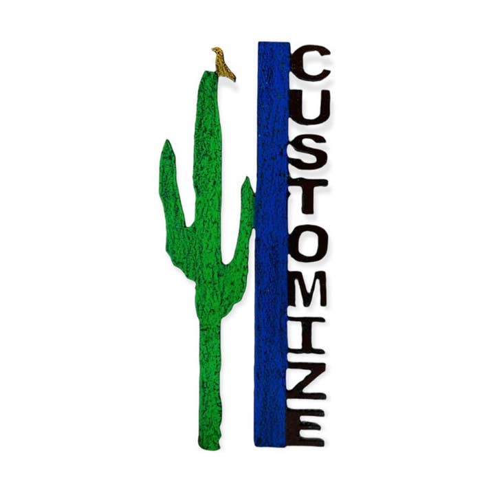 Cactus magnet Namedrop southwestern western recycle bird USA for wholesale by Whimsies