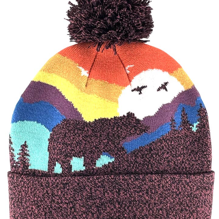 Northern Icons Creations INC - Wholesale Beanie - Kids - Kid Bear Pom Beanie Warm Winter Knit Hat for Outdoor Adventure4