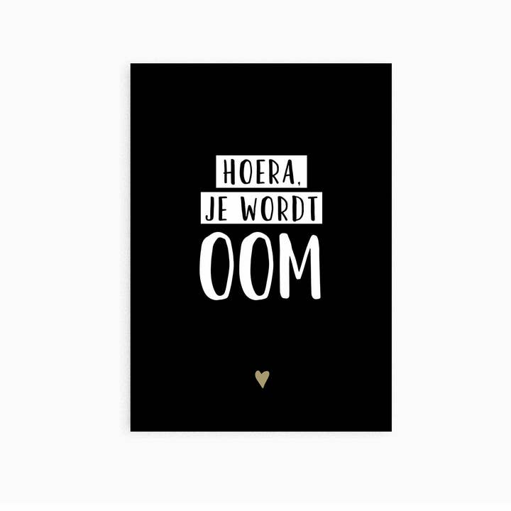 Postcard You'll be an uncle for wholesale by Studio Hoeked