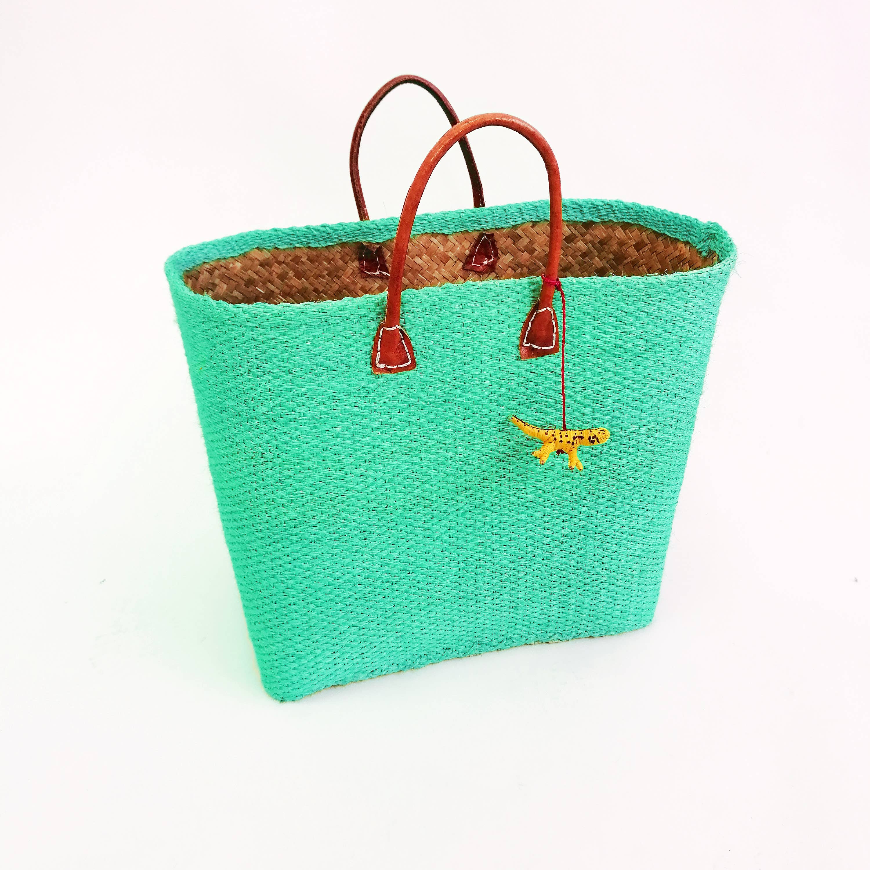 Le comptoir de la plage - Vente Sac de plage - Panier artisanal Sisal "Tana", à l'unité2