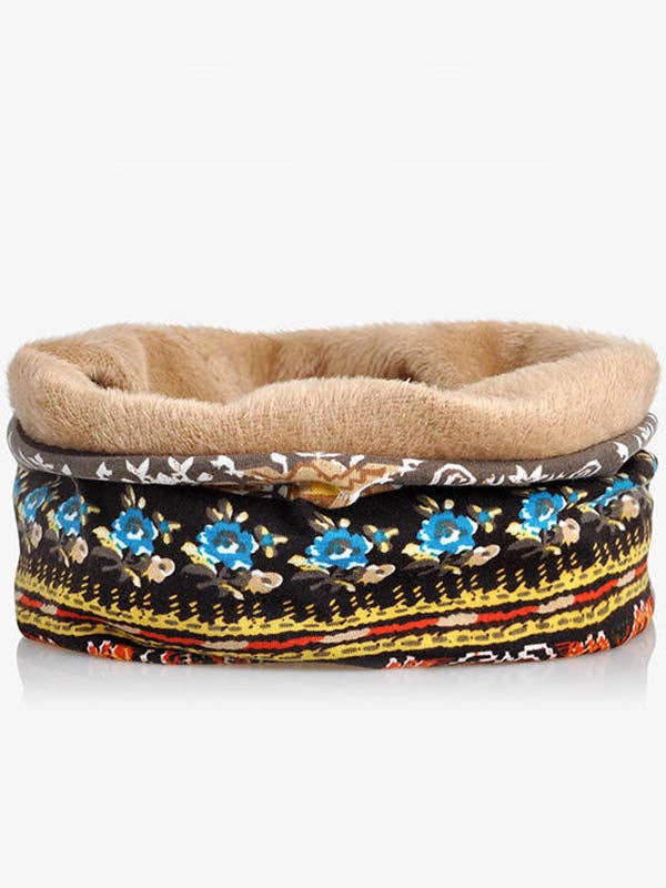 Sheer Trend - Wholesale Hoodie - Women's - Bohemia Floral With Plush Hood Accessories2