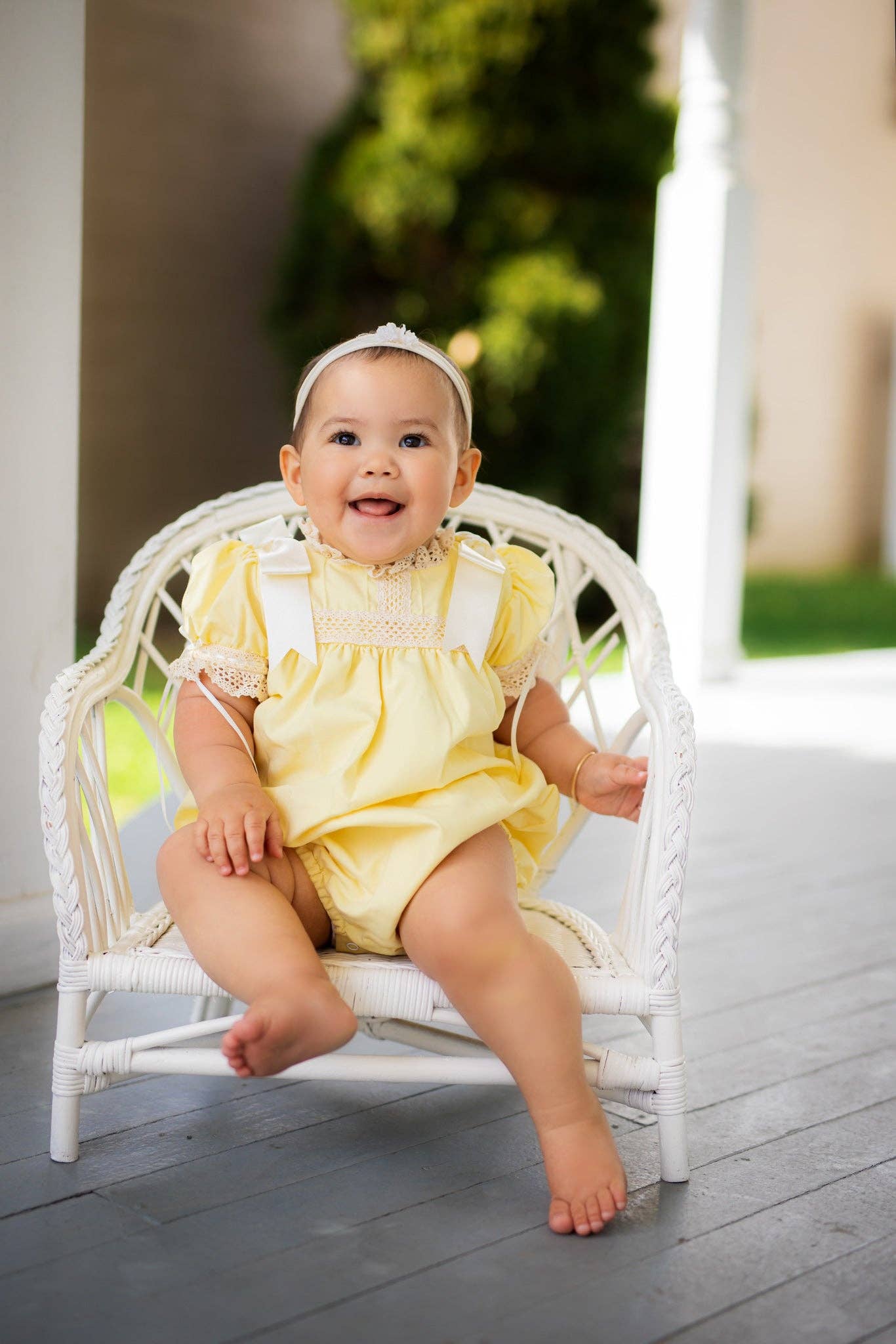 Posh Pickle - Wholesale Bodysuit (Non-Footed) - Baby - Bristol Yellow Heirloom Bubble1