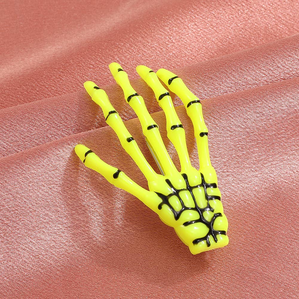 SALINA TRADING INC - Wholesale Hair Clip - Women's - Women Fashion Exaggerated Gothic Skull Hand Bone Blood Clip8