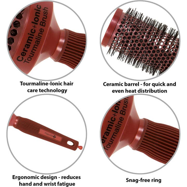 Majestic Beauty – wholesale Hair brush/comb – Round Hair Brush- Nano Technology Ceramic & Lonic