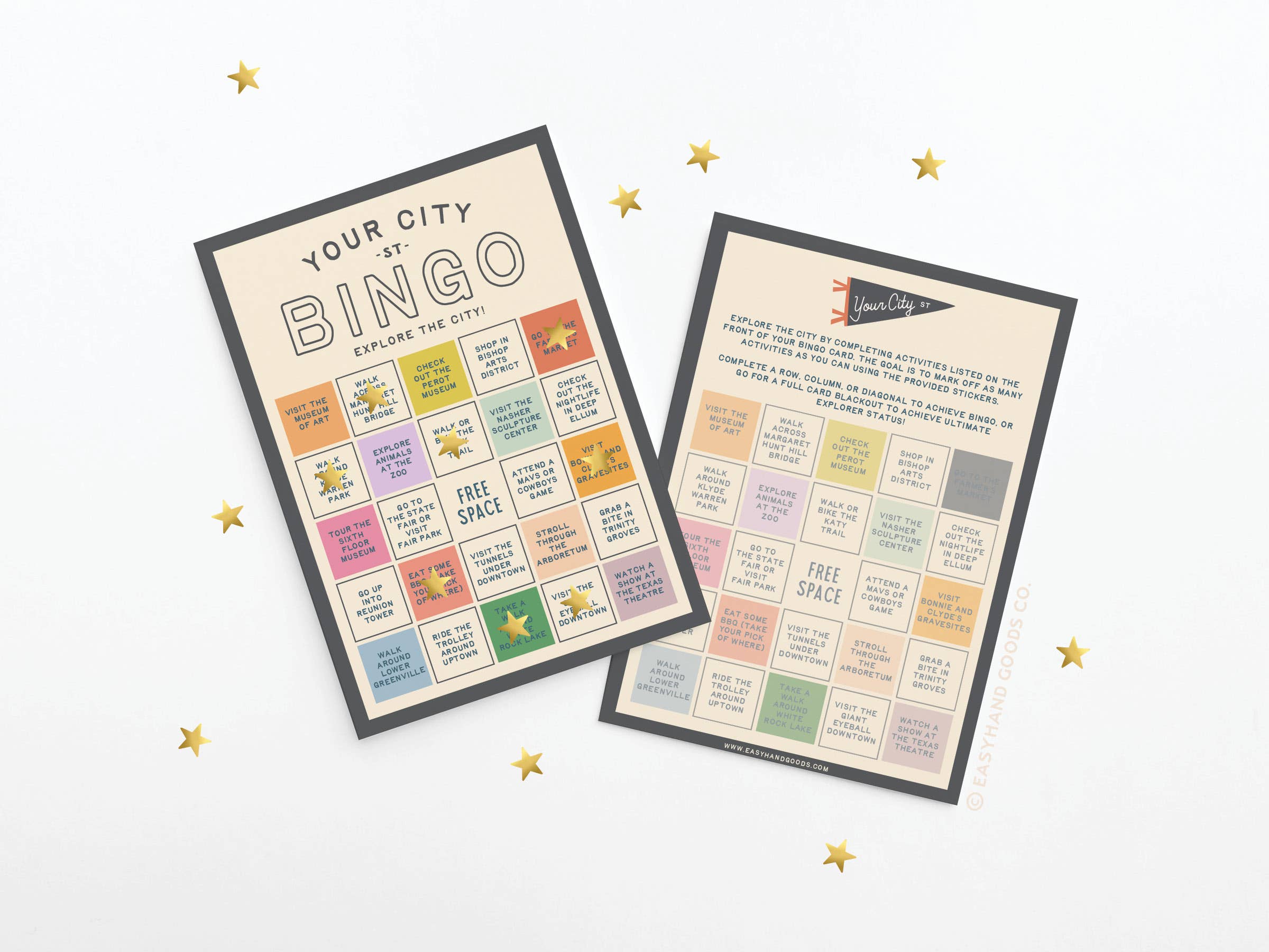 Easyhand Goods – formerly Onderkast - Wholesale Card Game - Custom City Explorer Bingo Card16