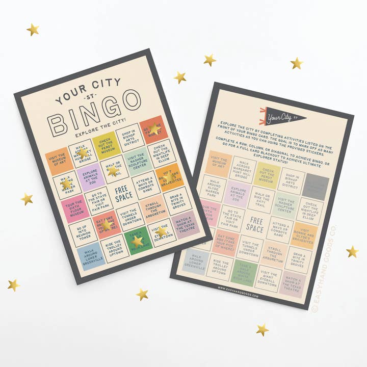 Easyhand Goods – formerly Onderkast - Wholesale Card Game - Custom City Explorer Bingo Card16