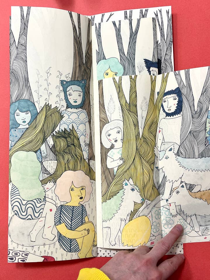 In the Middle - Art Zine for wholesale by Erika Rier